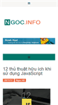 Mobile Screenshot of ngoc.info