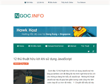 Tablet Screenshot of ngoc.info